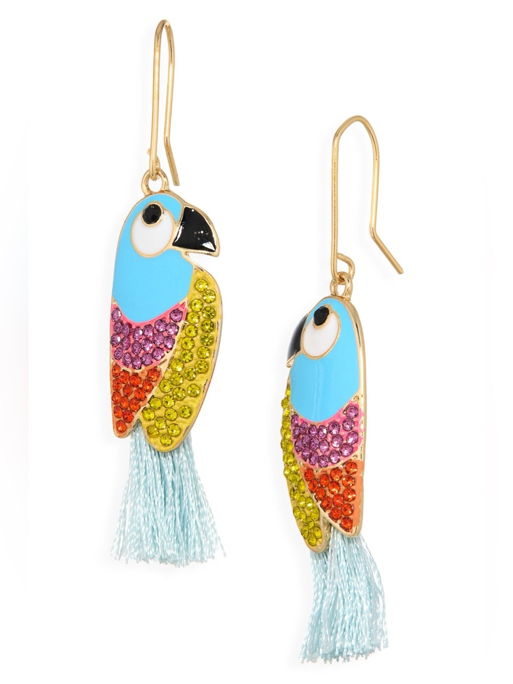 Leith Parrot Drop Earrings